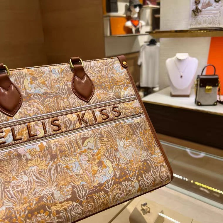 Handbag - Brown Underwater Scene